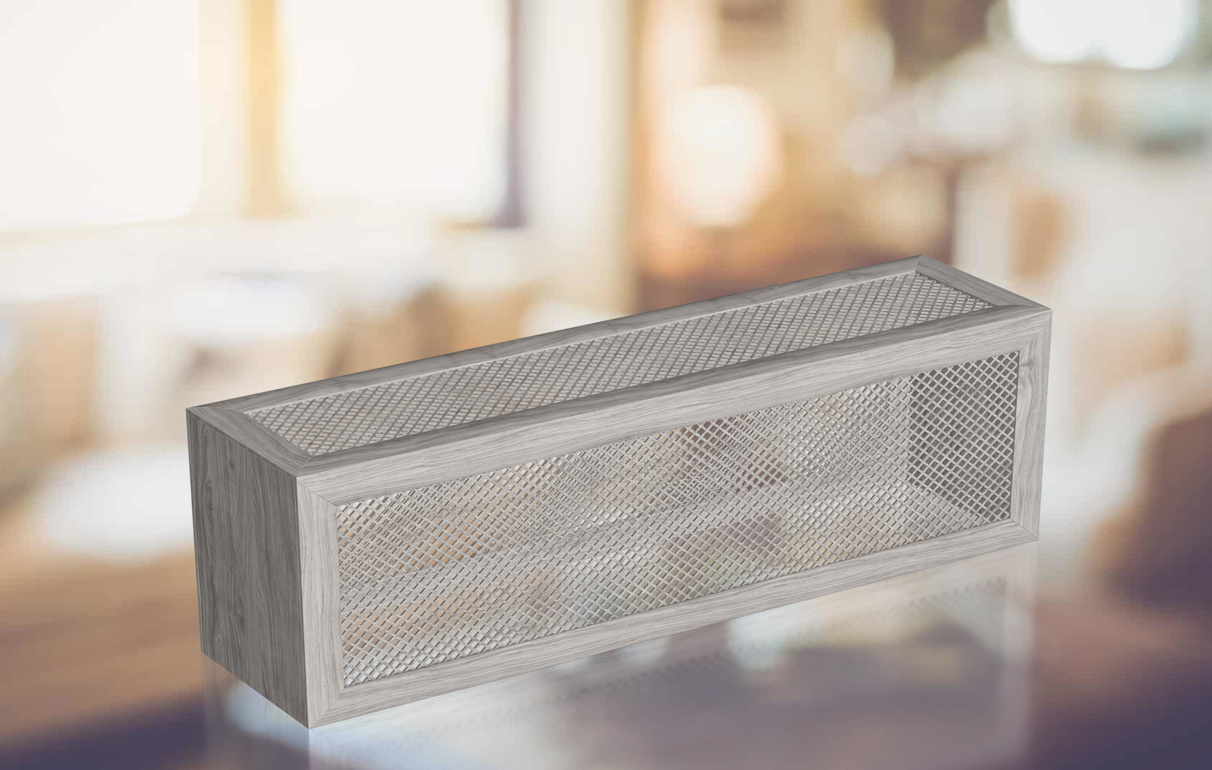 Короб двухсторонний МДФ Ламели