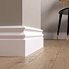 Плинтус напольный белый дюрополимер Плинтус напольный белый дюрополимер